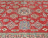8x10 Red Kuba Afghan Hand Knotted Wool Area Rug